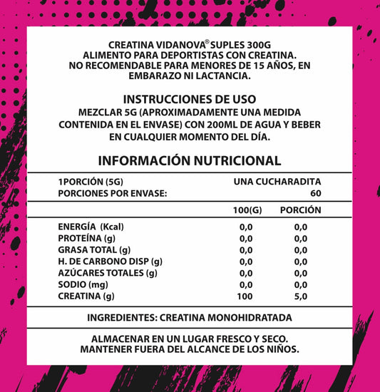 Creatina Premium Mujer – 200 MESH, 300g