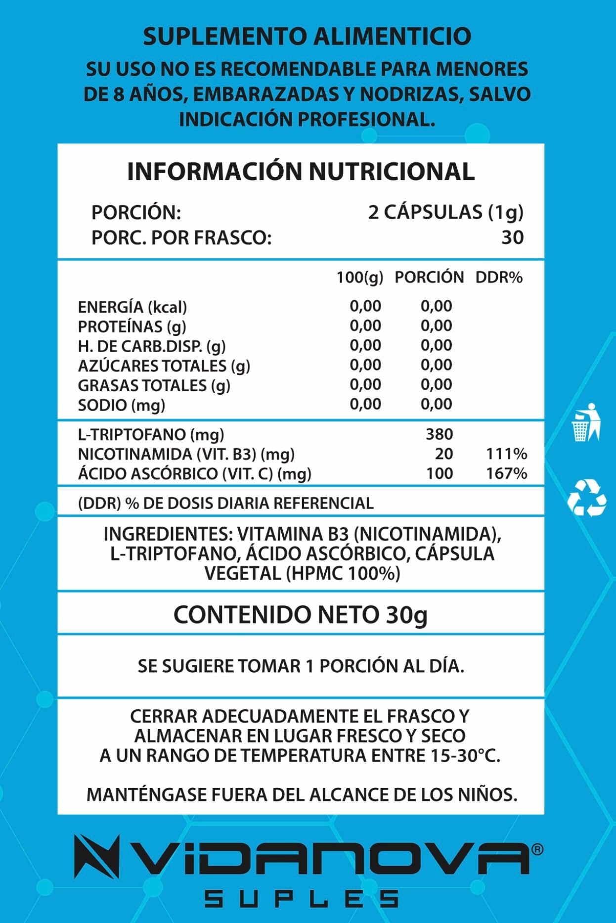 NAD Precursor-1000mg (60caps)