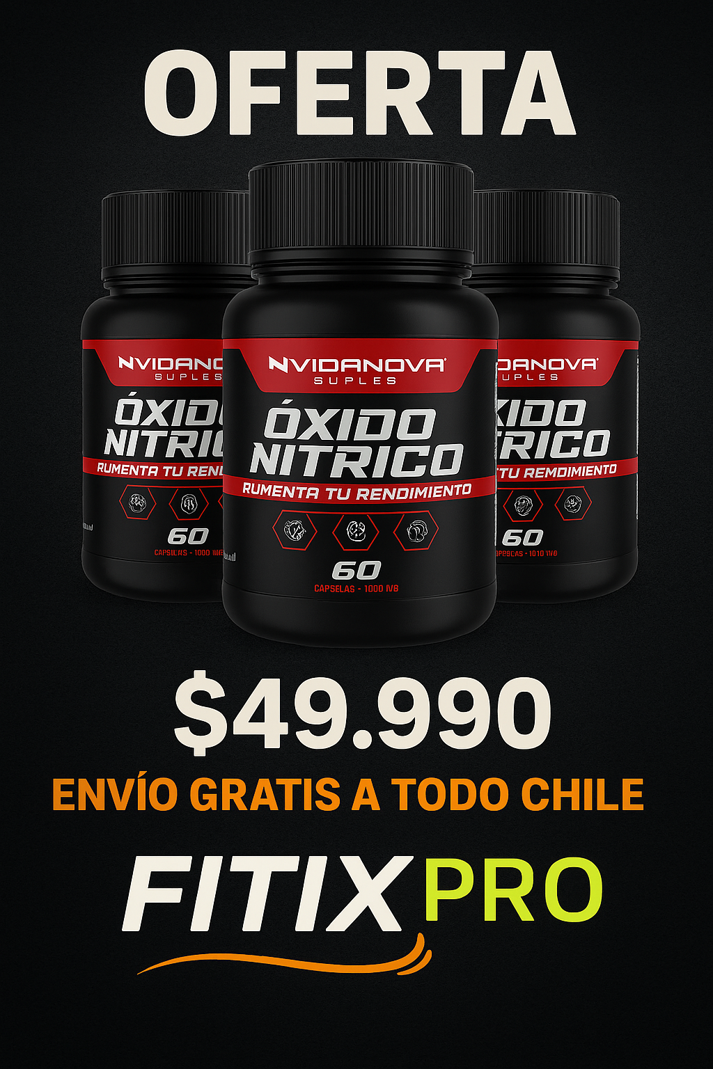 Pack Oferta Oxido Nítrico-1000mg
