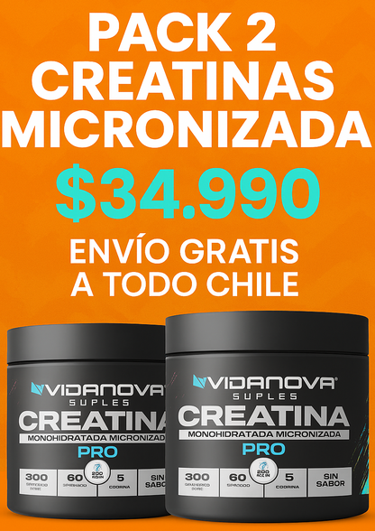 Bipack 2 Creatinas Micronizadas-300gr