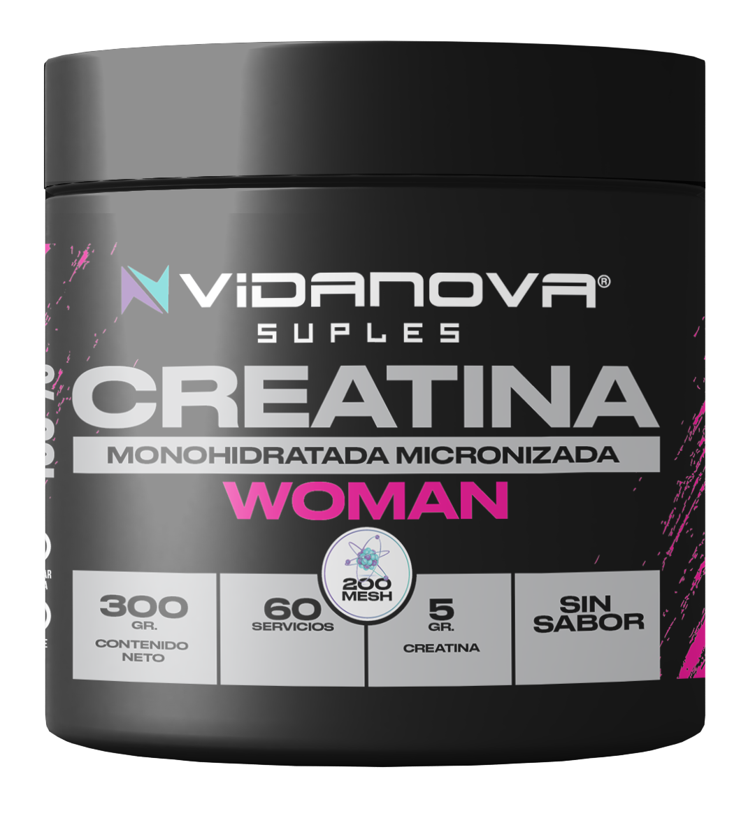 Creatina Premium Mujer – 200 MESH, 300g
