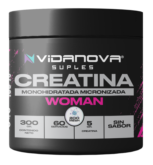 Creatina Premium Mujer – 200 MESH, 300g