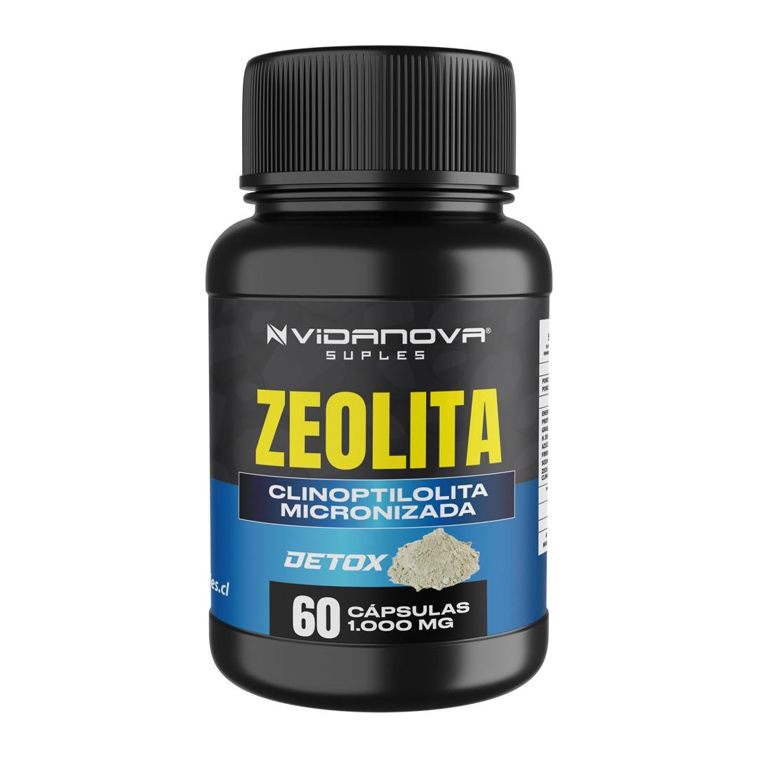 Zeolita 1000mg – Détox (60 Cápsulas)